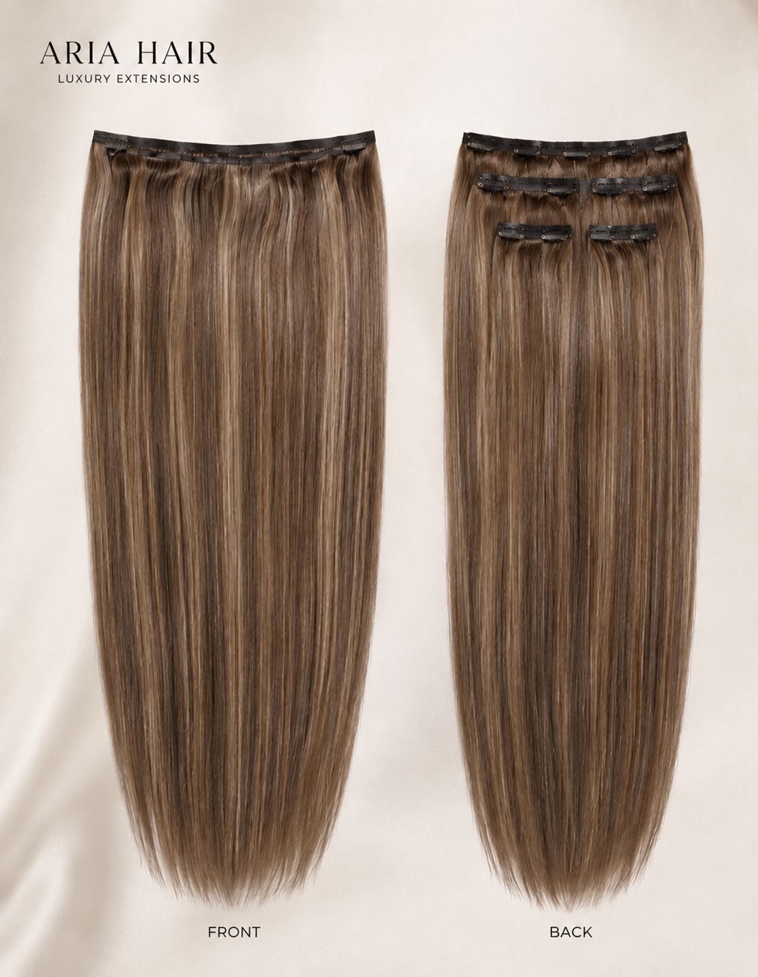 Seamless Clip-in | Elegant Improve 55cm - Monaco Blend