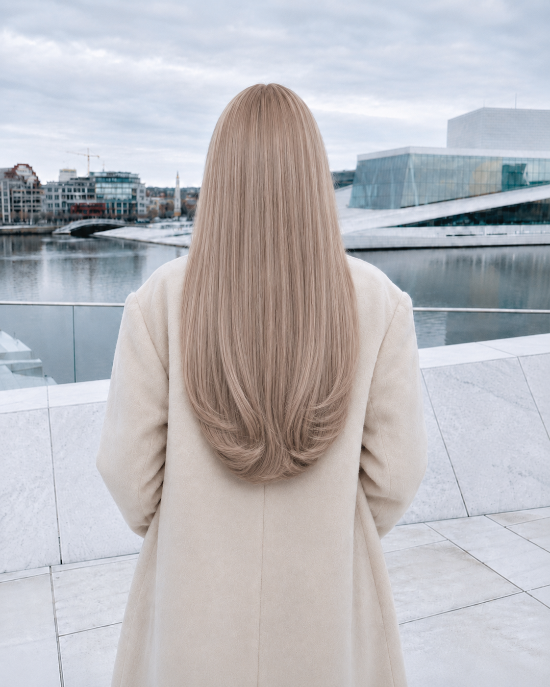 Seamless Clip-in | Elegant Improve 55cm - Oslo Ice