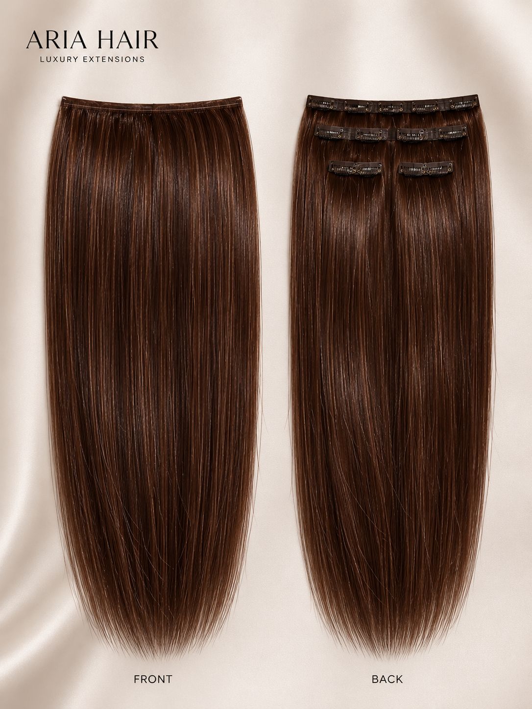 Seamless Clip-in | Ultra Volume 65cm - Milano Mocha