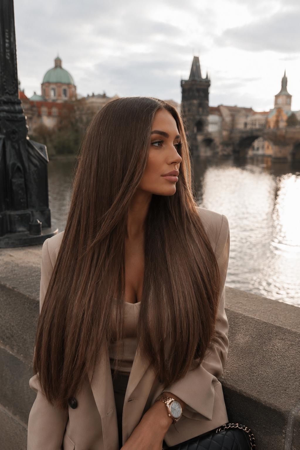Seamless Clip-in | Elegant Improve 55cm - Prague Bronze