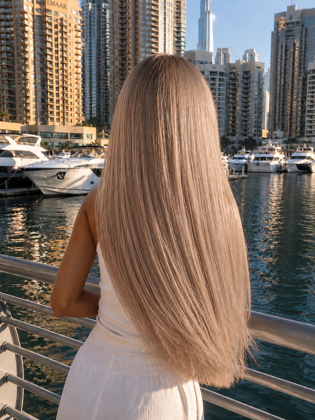 Seamless Clip-in | Elegant Improve 55cm - Dubai Honey