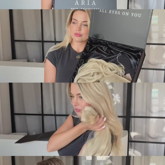 ARIA HAIR Seamless Clip-In – prezentacja naturalnych włosów i efektu stylizacji