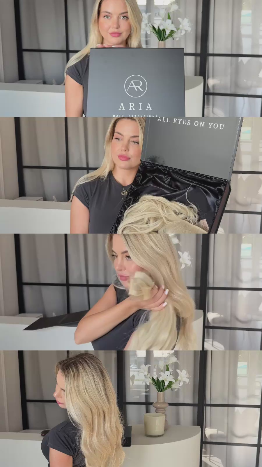 ARIA HAIR Seamless Clip-In – prezentacja naturalnych włosów i efektu stylizacji