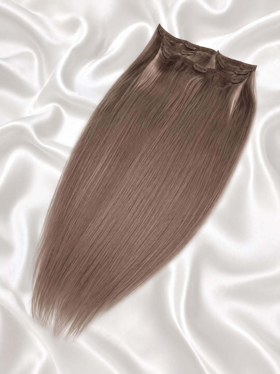 Seamless Clip-In 50 cm Vienna Ash – włosy doczepiane w chłodnym beżowym blondzie